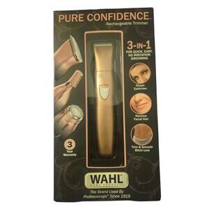 Wahl " Pure Confidence" Rechargeable 3-in-1 Trimmer For Women New & Unopened